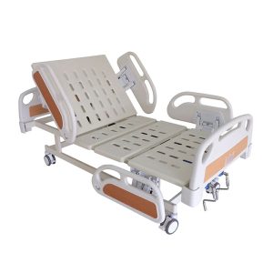 2-Crank Manual Hospital Bed with Four Split Side Rails