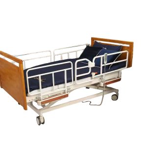 Lit de soins à domicile électrique en bois à 5 fonctions